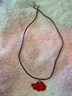 Red Naruto Pendant Necklace Jewelry